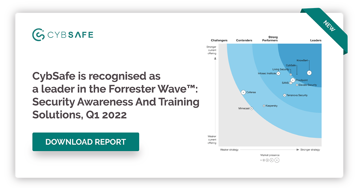 Download The 2022 Forrester Wave™ Report Cybsafe 